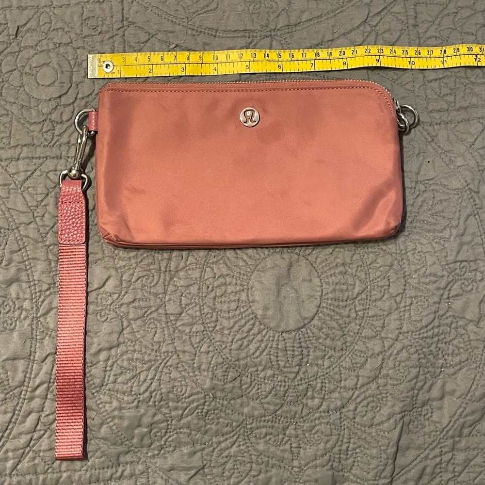 Lululemon Athletica Pink Clutch Wristlet Bag